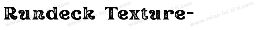 Rundeck Texture字体转换